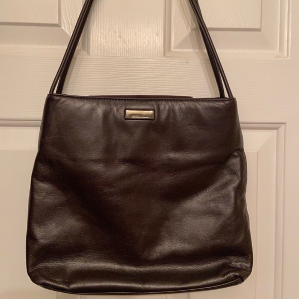 Enzo Angiolini brown leather‎ shoulder bag